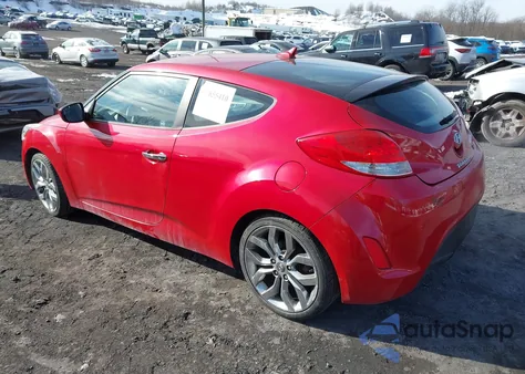 2015 Hyundai Veloster Re:flex из США, поврежденный, VIN KMHTC6AD1FU221595